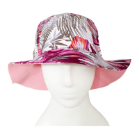 کلاه تارتن طرح هاوایی بنفش 6sade