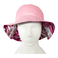 کلاه تارتن طرح هاوایی بنفش 6sade