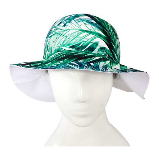 کلاه تارتن طرح هاوایی سبز 9sade