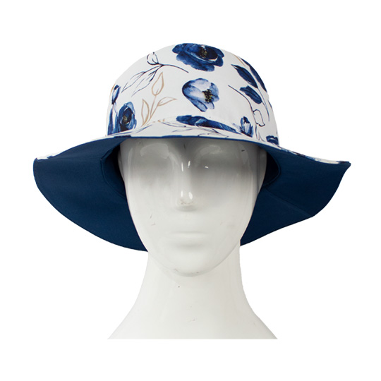 کلاه تارتن گل رز آبی 13sade