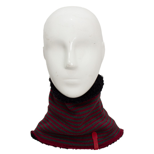 شال رینگی بافت راه راه ghermezsabz1