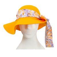 کلاه بغل پاپیونی هاوایی بنفش papion4