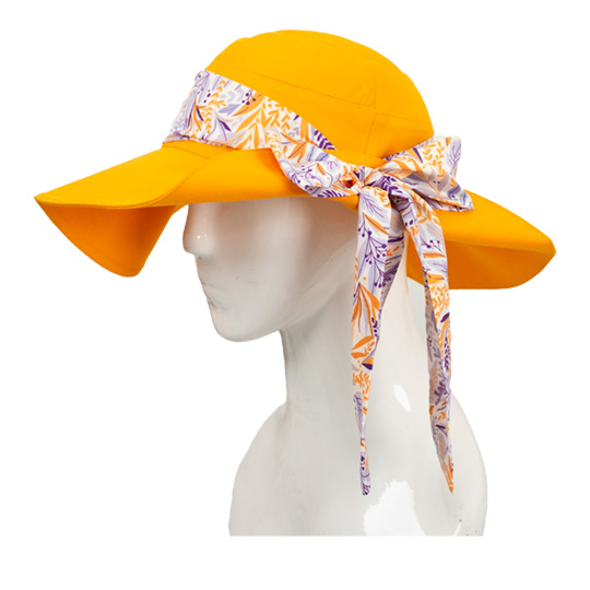 کلاه بغل پاپیونی هاوایی بنفش papion4-2