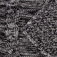 سه تکه آران مارپیچ مولینه کلاه فرانسوی و شال گردنی و دستپوش مارپیچ مولینه زرشکی