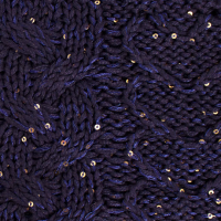 سه تکه آران مارپیچ طرح قلب پولک کلاه فرانسوی و شال گردنی و دستپوش پولکی خردلی