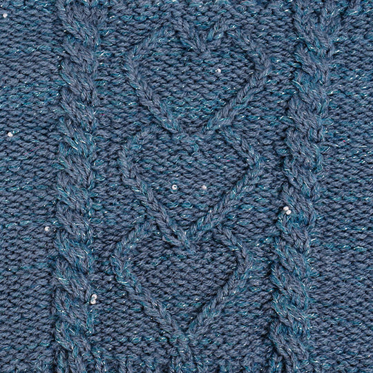 دو تکه مارپیچ خط قلب با نخ مروارید طرح-خط-قلب-نخ-مروارید-آبی-روشن