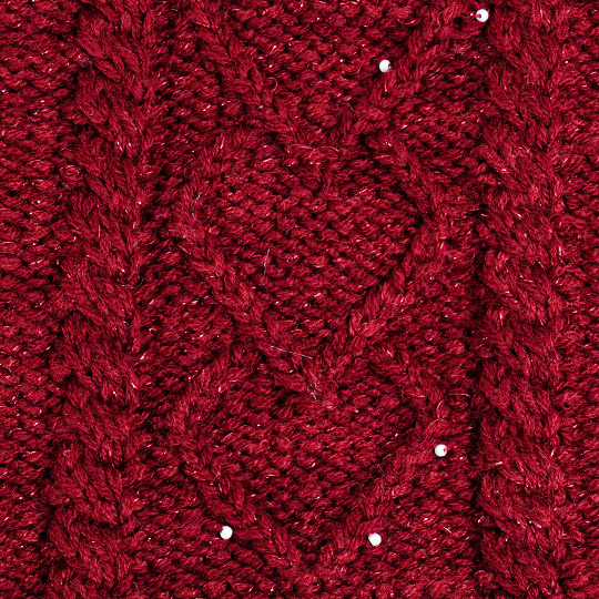 دو تکه مارپیچ خط قلب با نخ مروارید طرح-خط-قلب-نخ-مروارید-قرمز