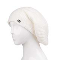 کلاه آران طرح گندم کلاه فرانسوی آران طرح گندم کرم تیره