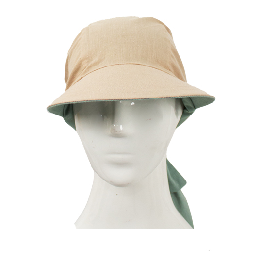 کلاه گره ای ساده کرم پسته ای 3-6