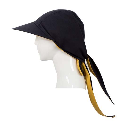 کلاه گره ای مشکی خردلی 4-5