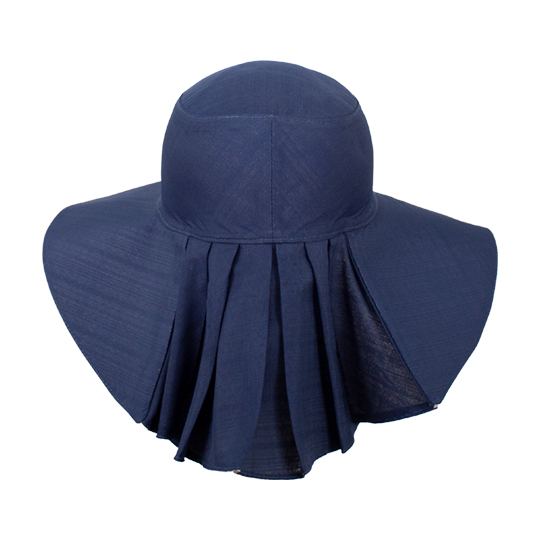 کلاه پیلی دار ساده صورتی سرمه ای 1-2