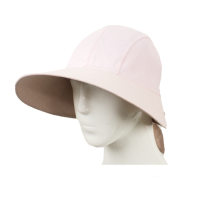 کلاه شش پر نقاب ساده صورتی طوسی روشن 8 5