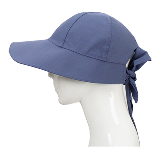 کلاه شش پر نقاب گل آبی برگ بژ neghab-1-4