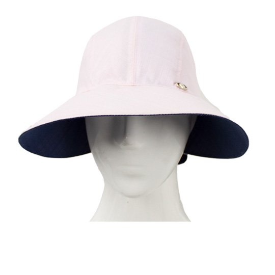 کلاه شش پرنقاب ساده صورتی سرمه ای 2-3