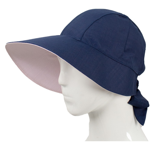 کلاه شش پرنقاب ساده صورتی سرمه ای 2-4