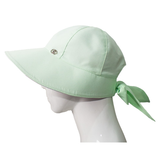 کلاه  شش پر نقاب بلند یاسی پسته ای 4-1