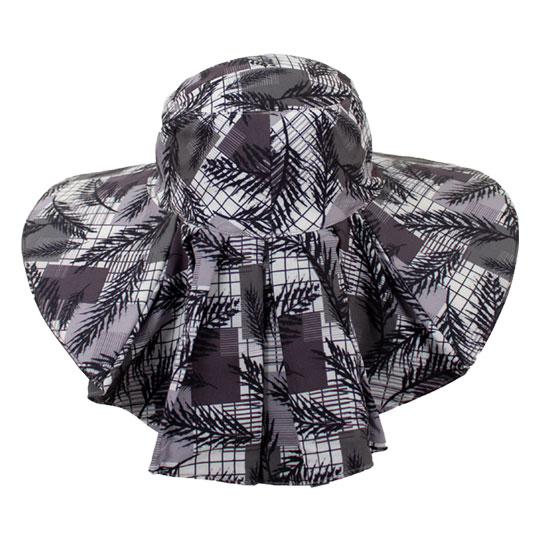 کلاه پیلی دار طرح برگ مربع 6-2