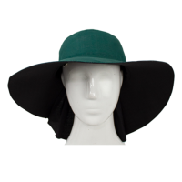 کلاه پیلی دار ساده سبز مشکی 8 3