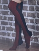 جوراب ساق بلند مارپیچ دو رنگ IMG 5185 (1)