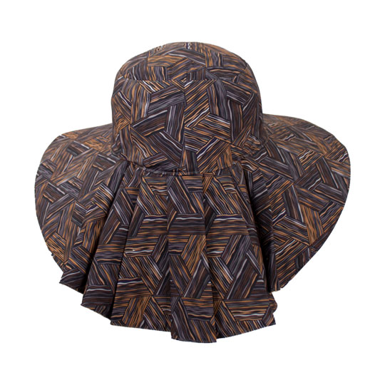 کلاه پیلی دار مثلث خردلی 4-2