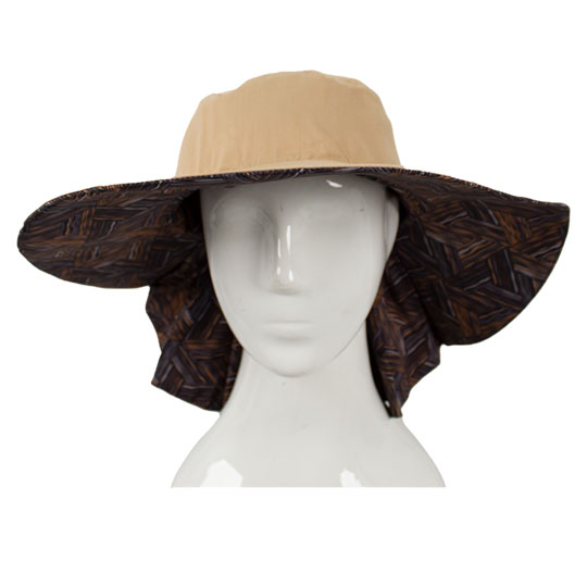 کلاه پیلی دار مثلث خردلی 4-4