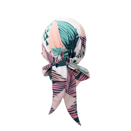 کلاه پشت کش دار  طرح مثلث پسته ای 3-1