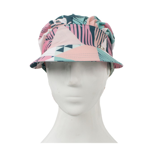 کلاه پشت کش دار  طرح مثلث پسته ای 3-3