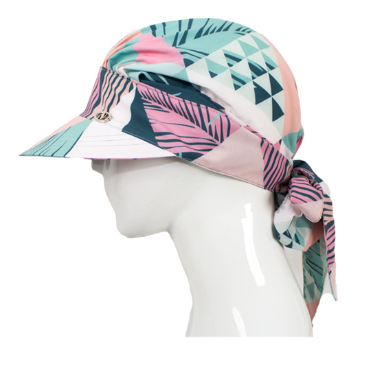 کلاه پشت کش دار  طرح مثلث پسته ای 3-2