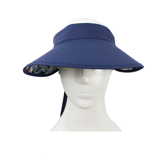 نقاب بلند طرح گل ابی برگ بژ 4-4