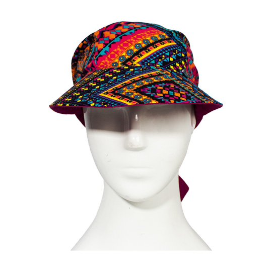 کلاه گره ای طرح مثلث رنگی 8neghab