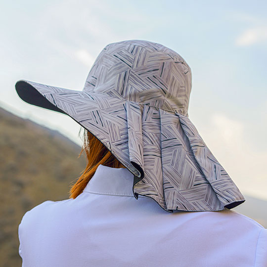 کلاه پشت پیلی دار طرح مثلث 12