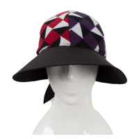 کلاه شش پر نقاب طرح مثلث رنگی 5 3