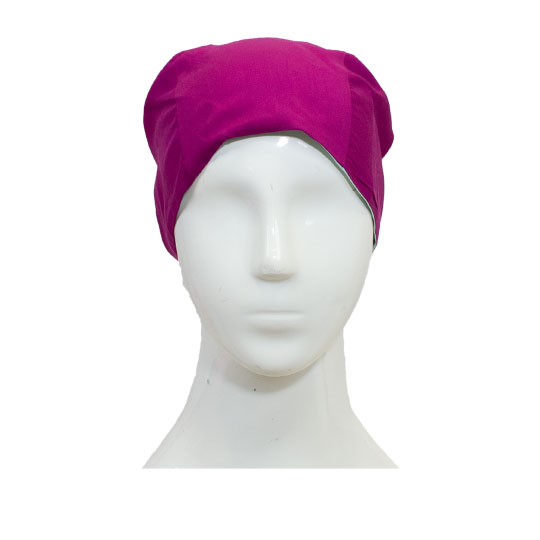 دستمال سر گره ای بنفش-آبی 1-3