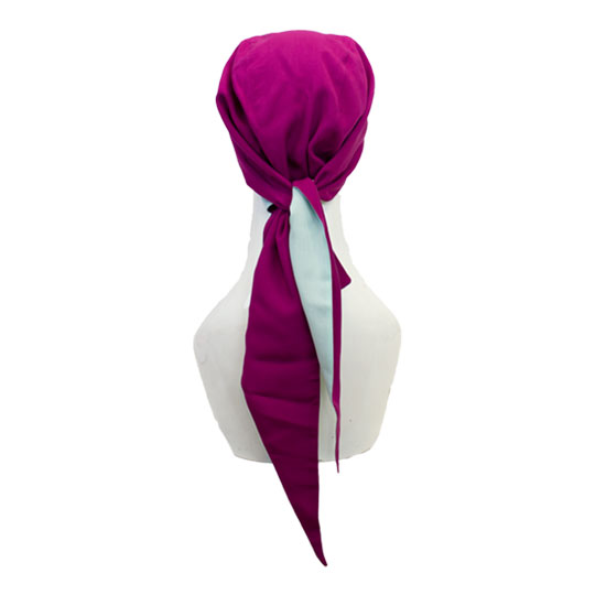 دستمال سر گره ای بنفش-آبی 1-1