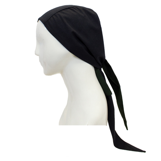 دستمال سر گره ای صدری-مشکی 5-6