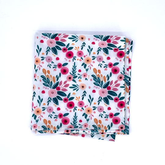 دستمال سر (اسکارف) گل سرخابی 3-8