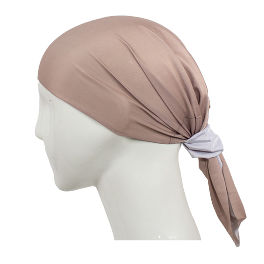 دستمال سر (اسکارف) گل سرخابی 2-3