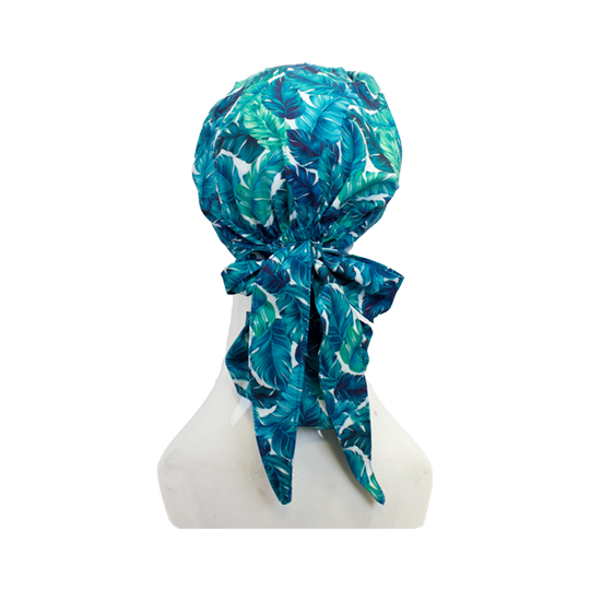 کلاه پشت کش دار طرح هاوایی برگی 1-1