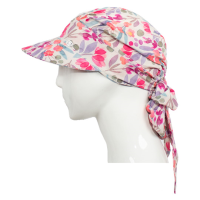 کلاه پشت کش دار گلدار طرح آبرنگی 2 2