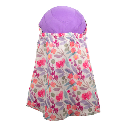 کلاه کلن رو گلدار طرح آبرنگی 1-2