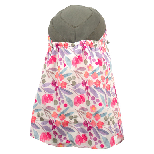 کلاه کلن رو گلدار طرح آبرنگی 2-2