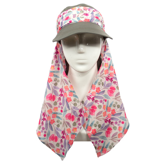 کلاه کلن رو گلدار طرح آبرنگی 2-1