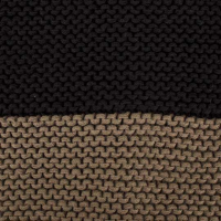 دو تکه بافت رو ساده دورو کلاه دورو شال رینگی بافت دو رنگ کرم