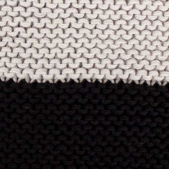 دو تکه بافت رو ساده دورو طرح-شال-رینگی-طوسی-روشن