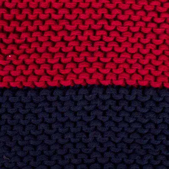 دو تکه بافت رو ساده دورو طرح-شال-رینگی-قرمز