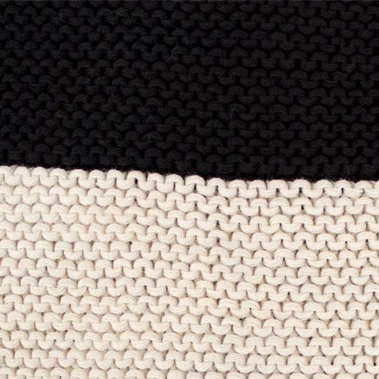 دو تکه بافت رو ساده دورو طرح-شال-رینگی-کرم