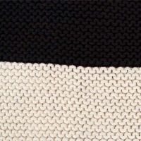 دو تکه بافت رو ساده دورو کلاه دورو شال رینگی بافت دو رنگ کرم