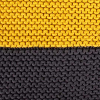 دو تکه بافت رو ساده دورو کلاه دورو شال رینگی بافت دو رنگ کرم