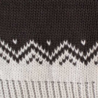 دو تکه ژاکارد طرح مثلث حاشیه کلاه و شال مثلث حاشیه صورتی