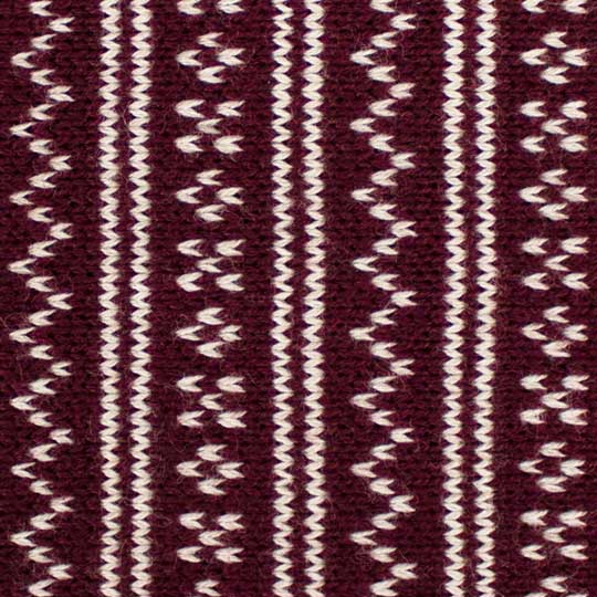 سه تکه طرح ژاکارد ریز طرح-شال-زرشکی